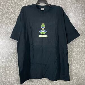 Seattle Sounders Men's Navy Blue Subbuteo Graphic T-Shirt - Size 2XL - Gildan